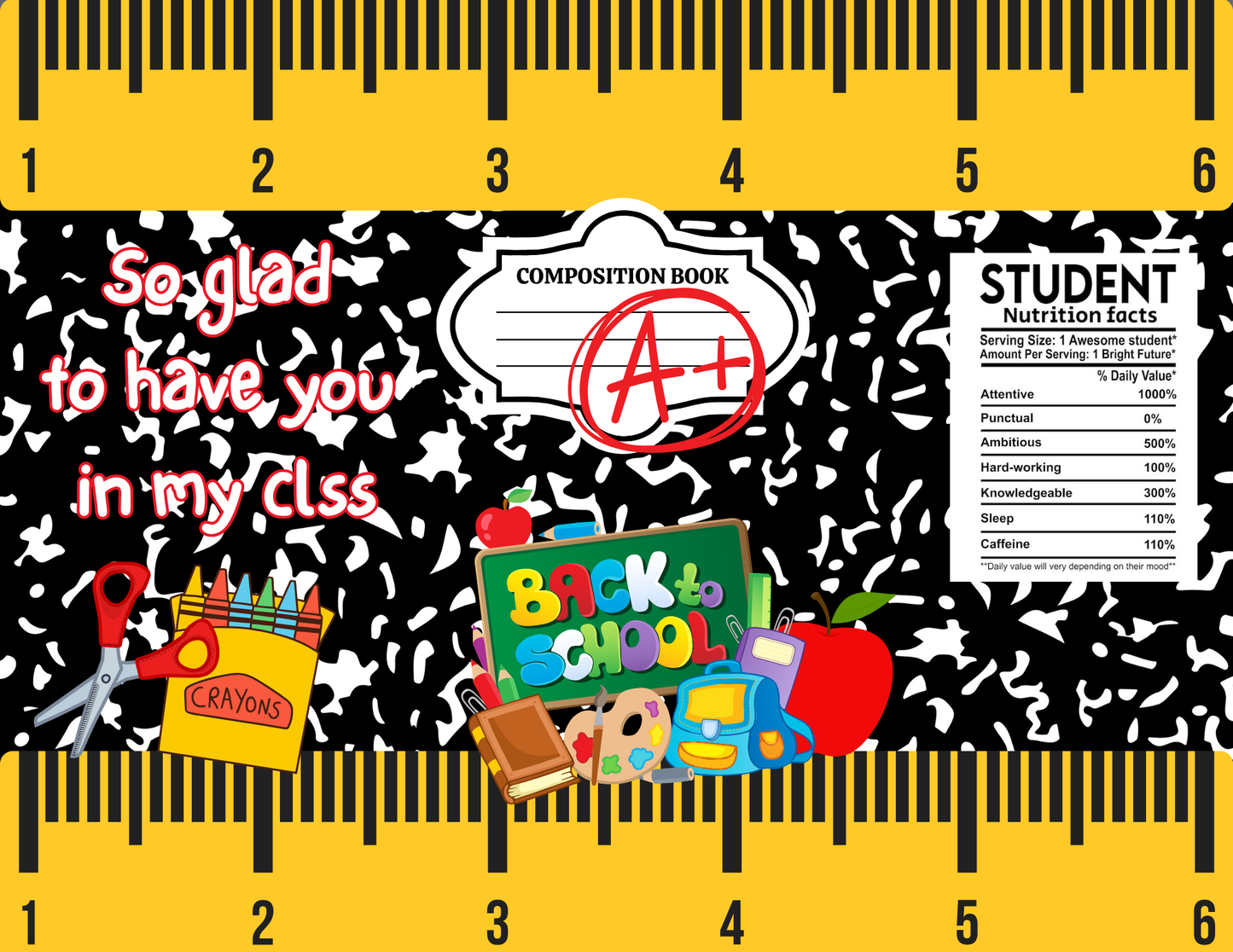 Back To School Chip Bag