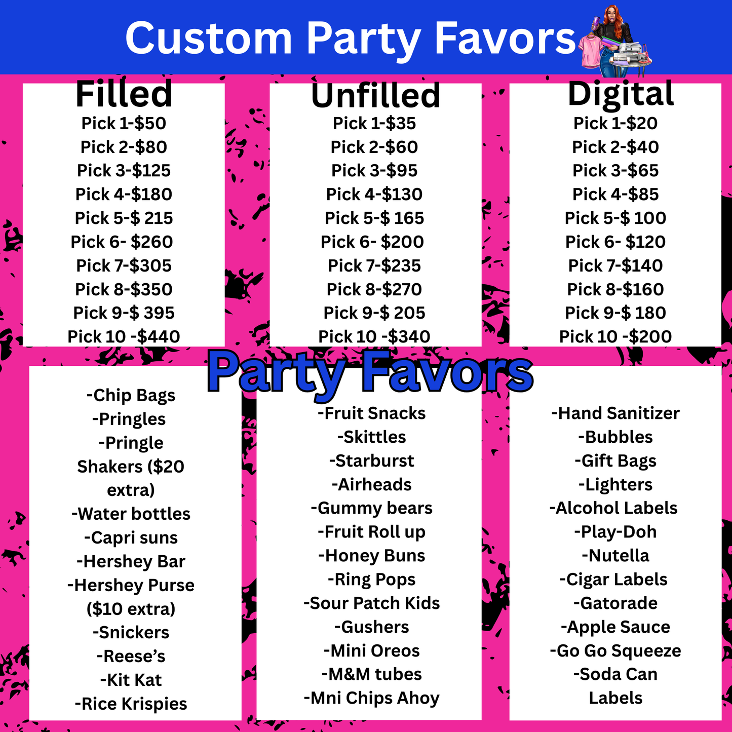 Party Favor Package