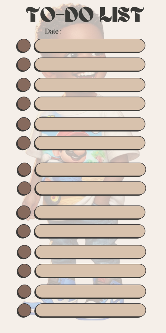 To Do List Notepad